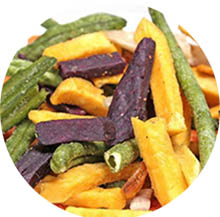 Low fat vacuum fried vegetable and fruit chips.jpg